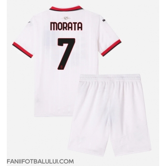 AC Milan Alvaro Morata #7 Echipament de Fotbal Replică 2024-25 Copii Deplasare (+ Șorturi)